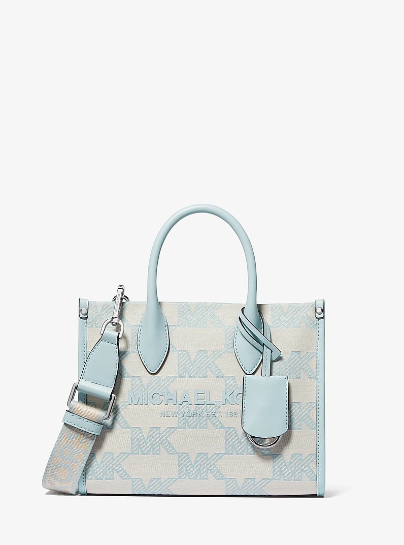 Mirella Small Logo Jacquard Crossbody Bag