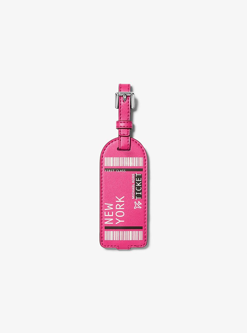 Jet Set Travel Luggage Tag in DRAGONFRUIT | Michael Kors