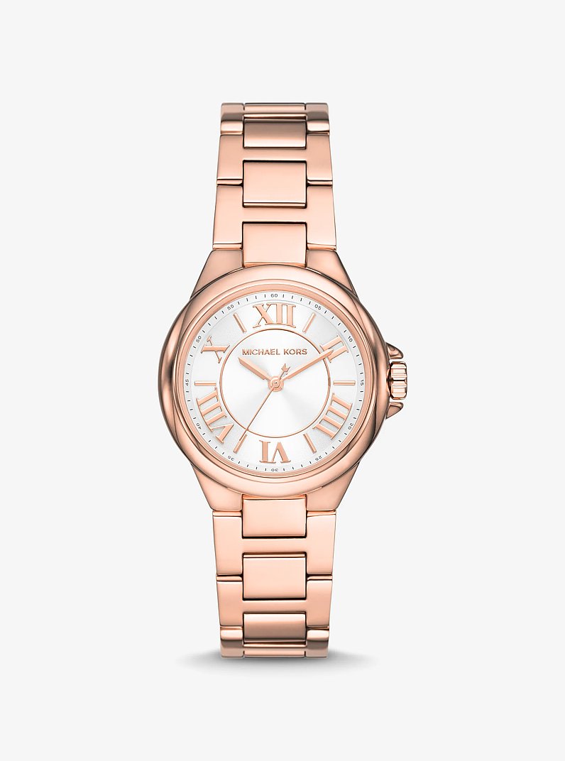 Mini Camille Rose Gold-Tone Watch in ROSE GOLD | Michael Kors