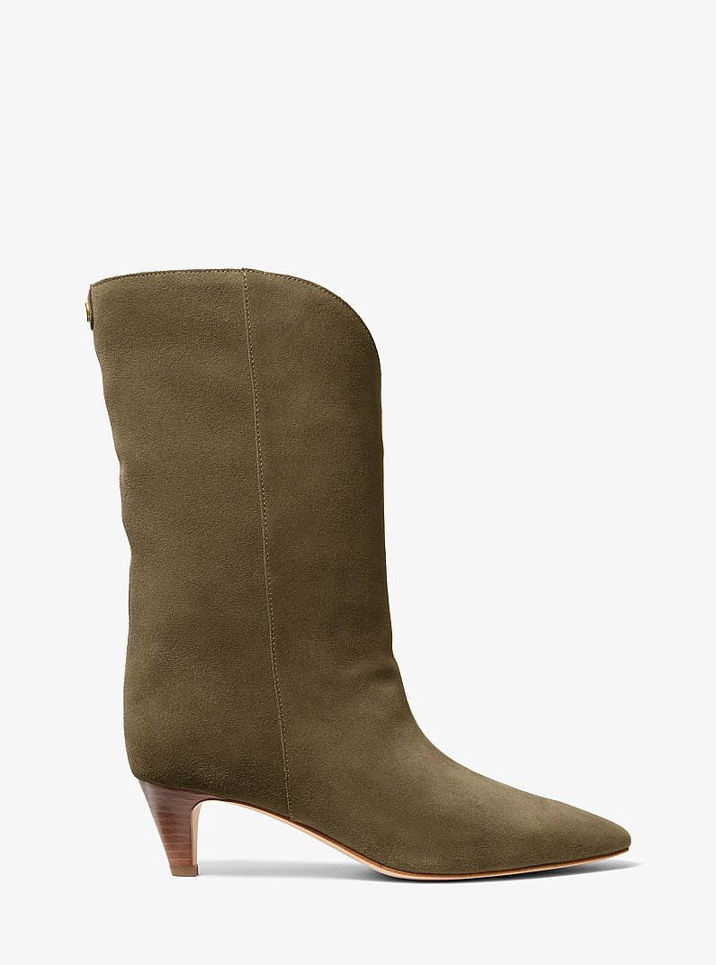 Daniela Suede Boot in LODEN | Michael Kors