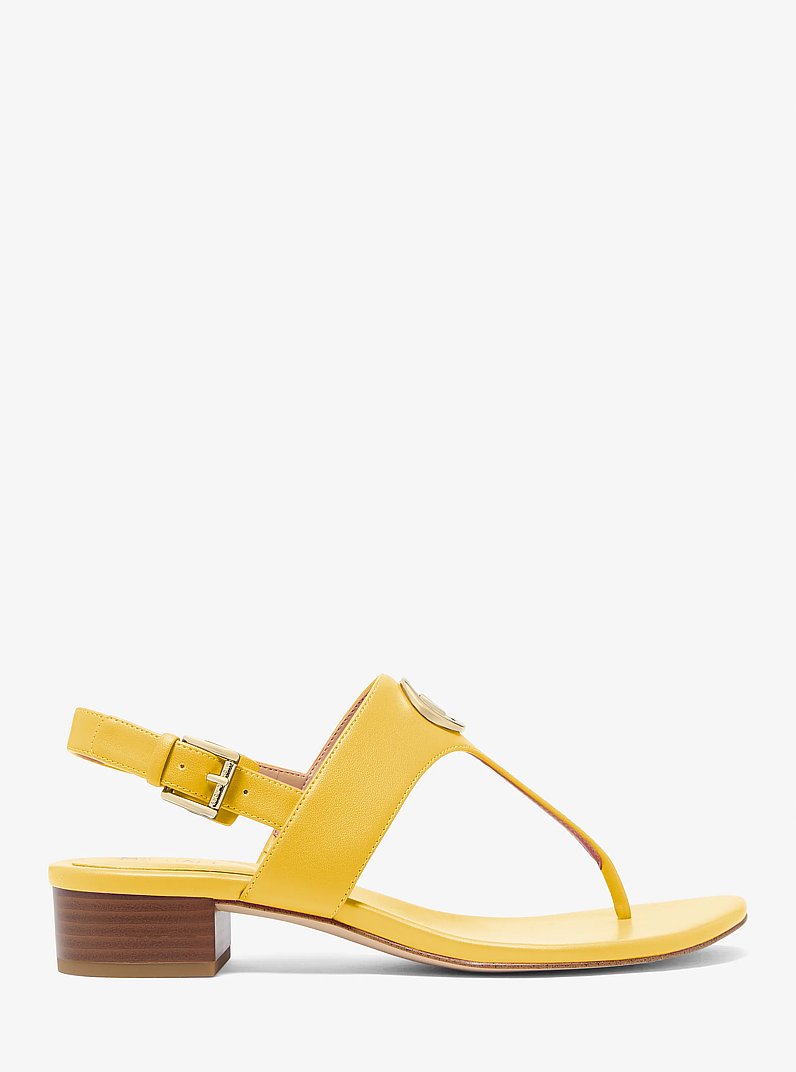Sandale Hannah &agrave; bride en T in JAUNE MARGUERITE | Michael Kors