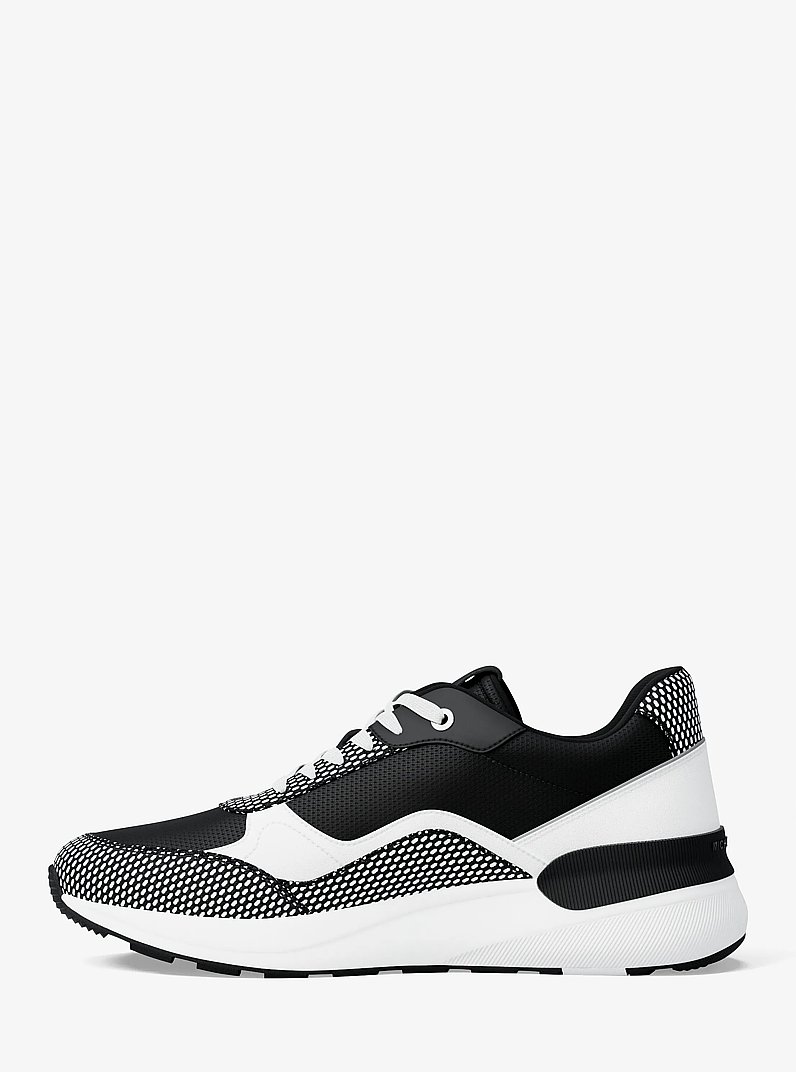 Sneaker Trevor aus Materialmix in SCHWARZ | Michael Kors