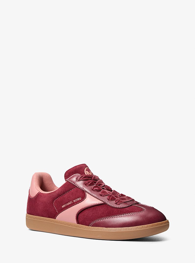 Espadrille Benny en microsu&egrave;de de polyester in BORDEAUX | Michael Kors