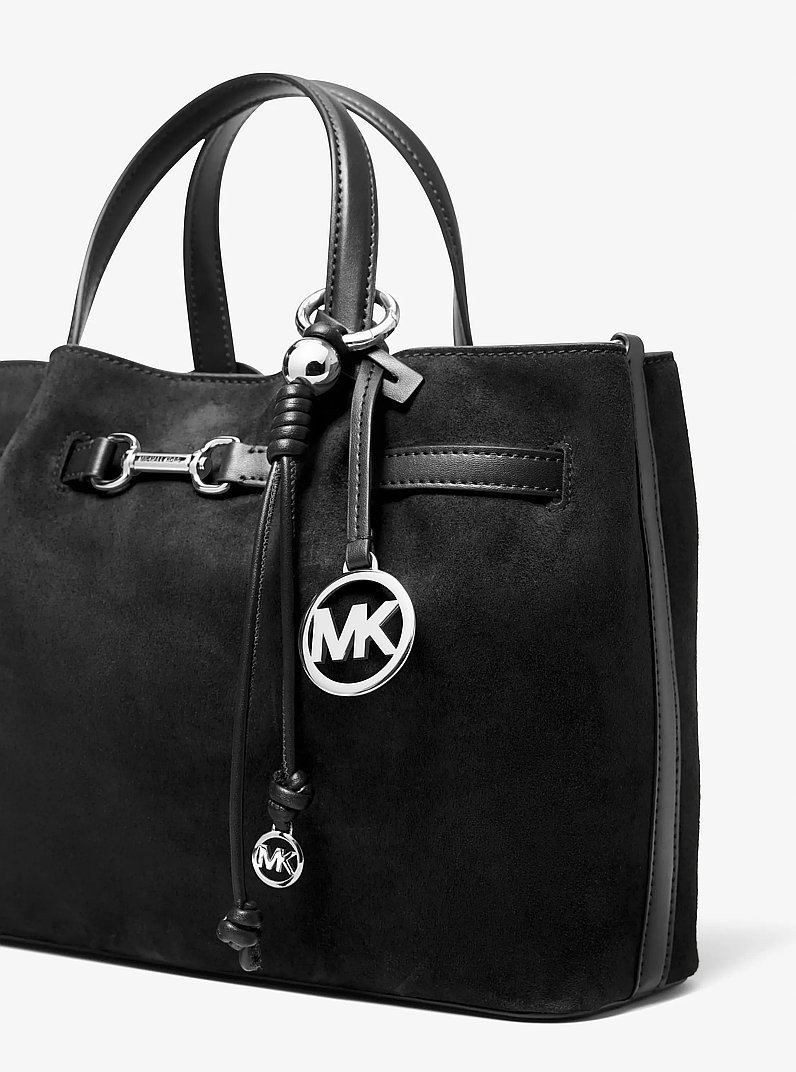 Knotted Rope Bag Charm in BLACK | Michael Kors