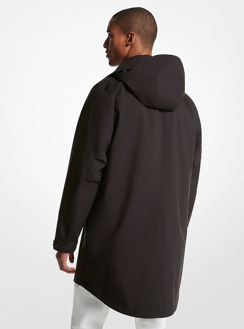3-in-1 Mackintosh Woven Coat in BLACK | Michael Kors
