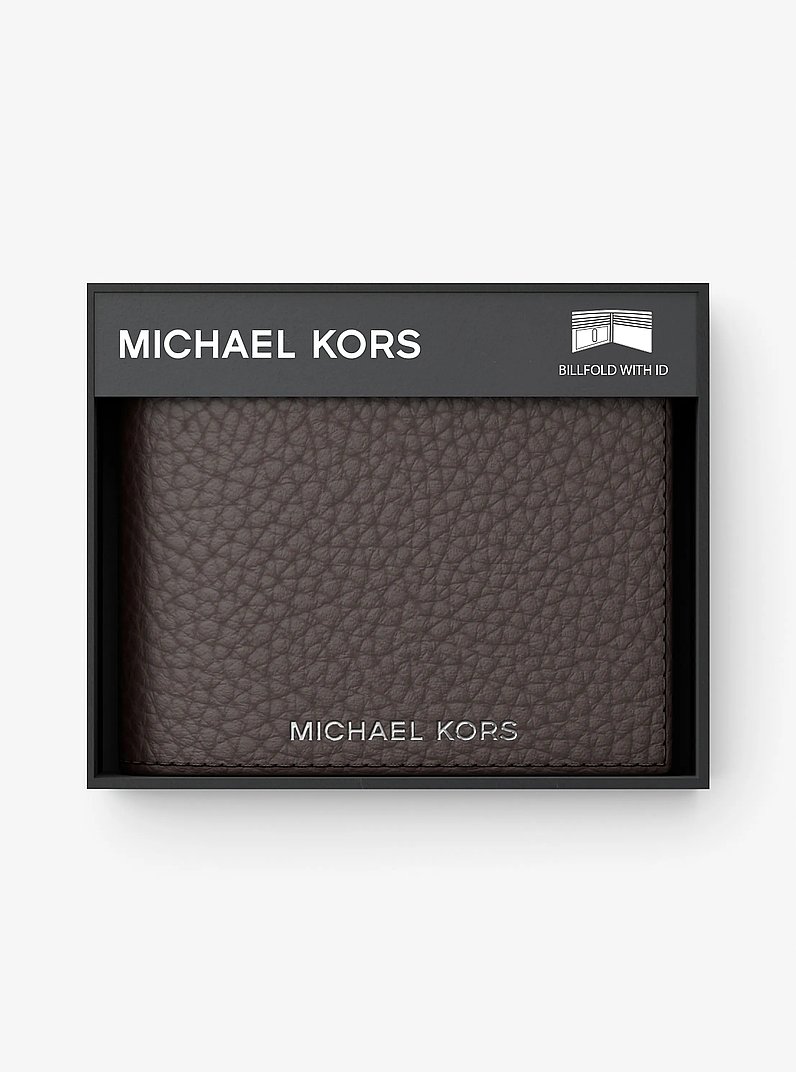 Hudson Pebbled Leather Billfold Wallet - thumbnail 10