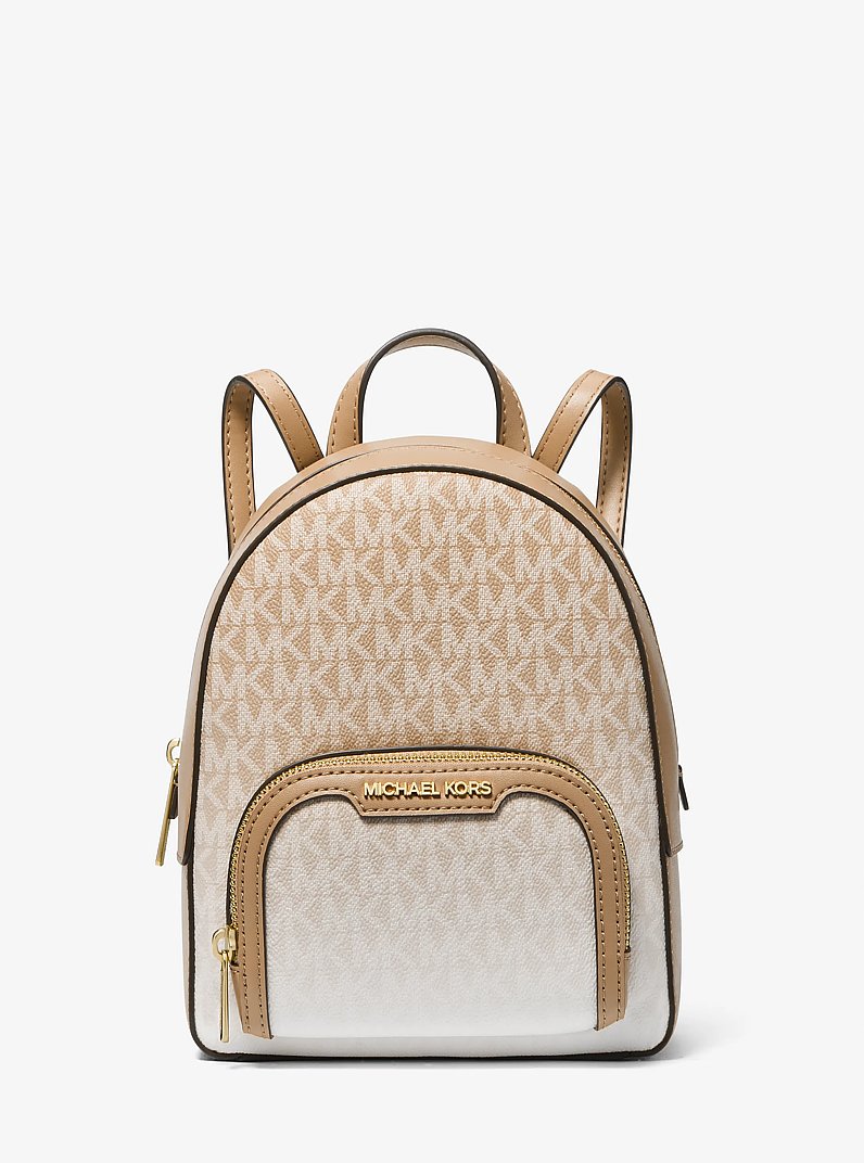 Jaycee Extra-Small Ombr&eacute; Logo Convertible Backpack in CAMEL | Michael Kors