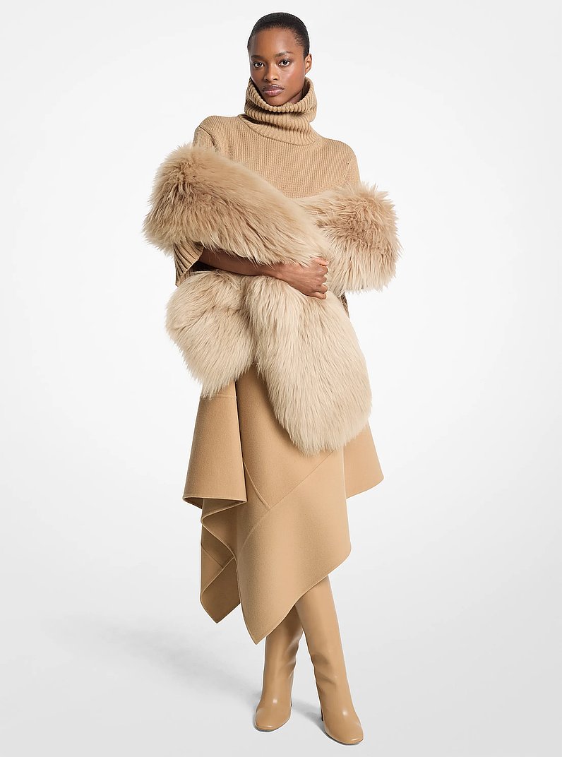 Shearling Stole, image 4 of 4