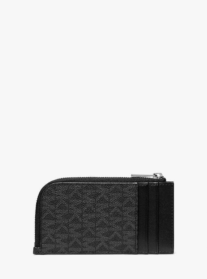 Logo Zip-Around Card Case