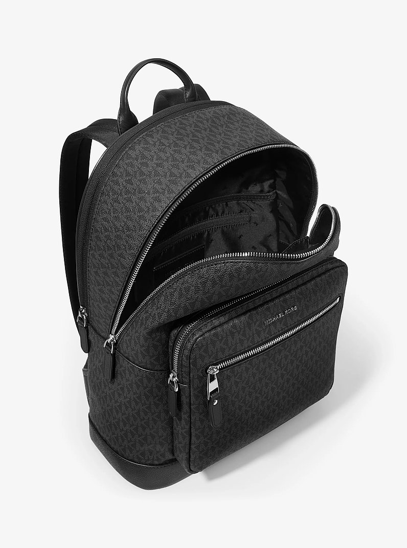 Hudson Logo Backpack in BLACK | Michael Kors