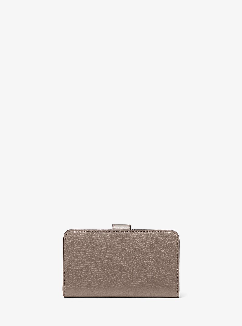 Jet Set Travel Medium Pebbled Leather Wallet in CHAMPIGNON | Michael Kors
