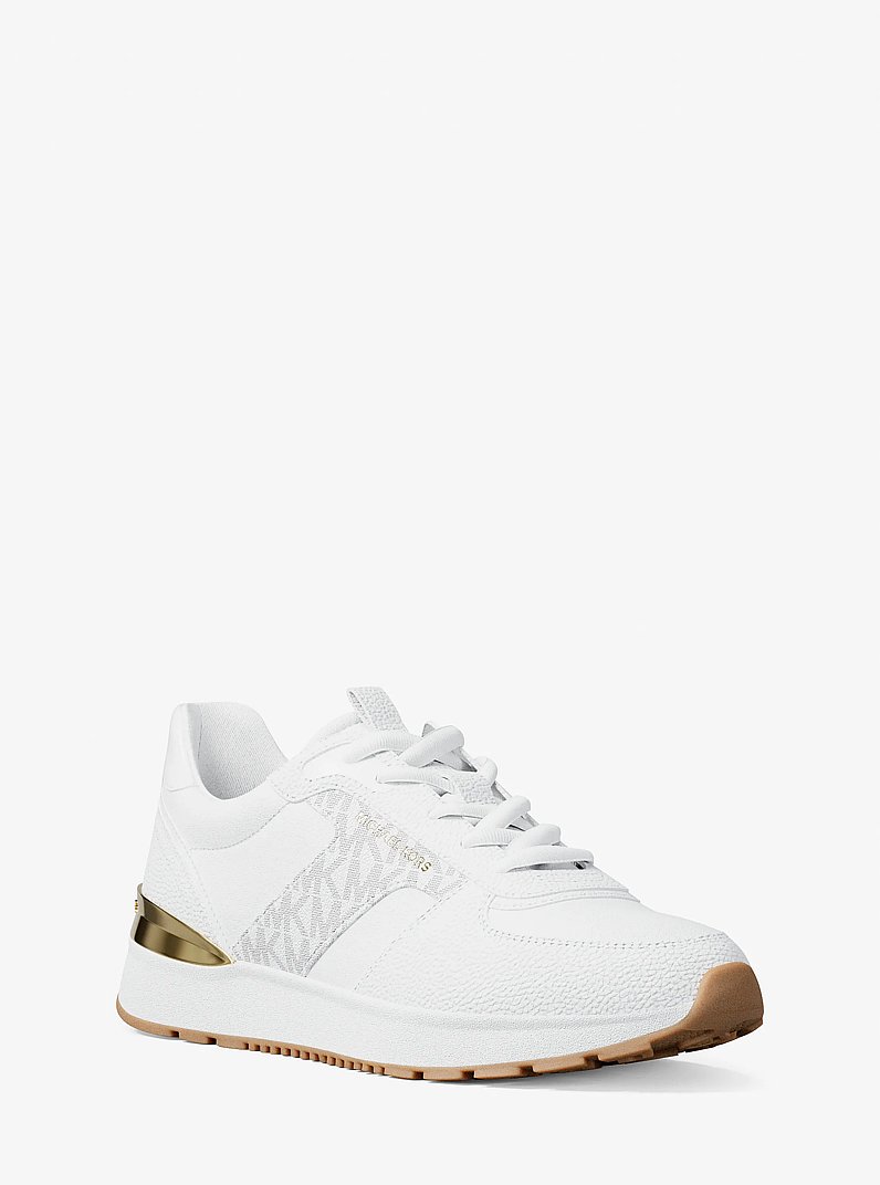 Remy Mixed-Media Trainer in BRIGHT WHT | Michael Kors