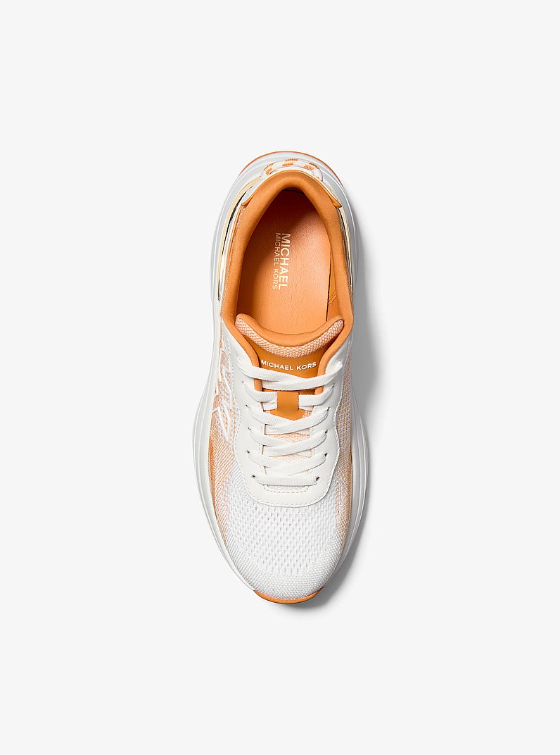 Athena Ombr&eacute; Stretch Knit Trainer in RADIANT ORANGE | Michael Kors
