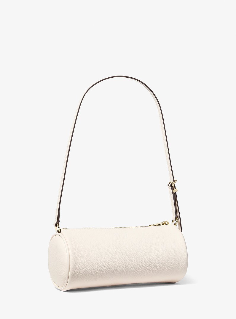 Ashton Small Barrel Pochette in LT CREAM | Michael Kors