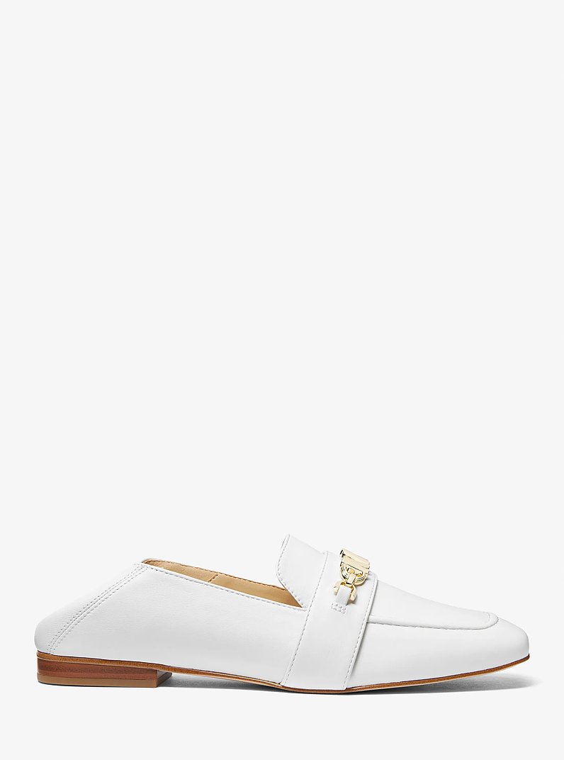 Mocas&iacute;n de piel Tiffanie in BLANCO INTENSO | Michael Kors