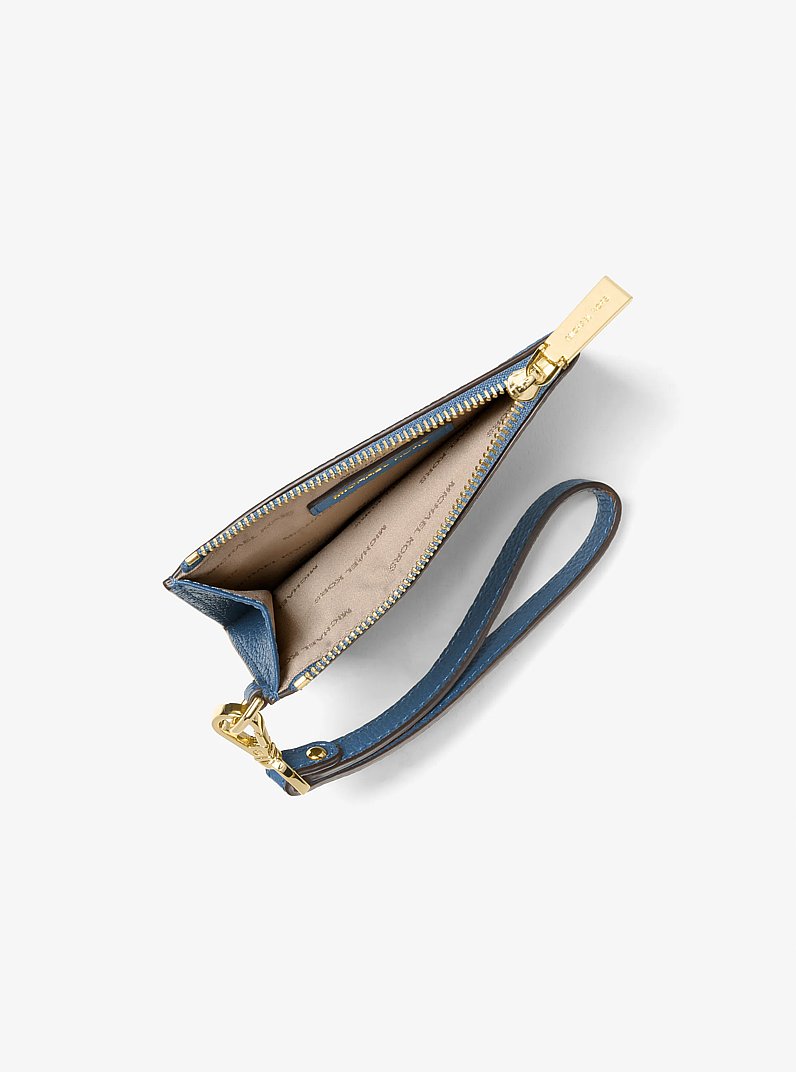 Leather Coin Purse in FRENCH BLUE | Michael Kors