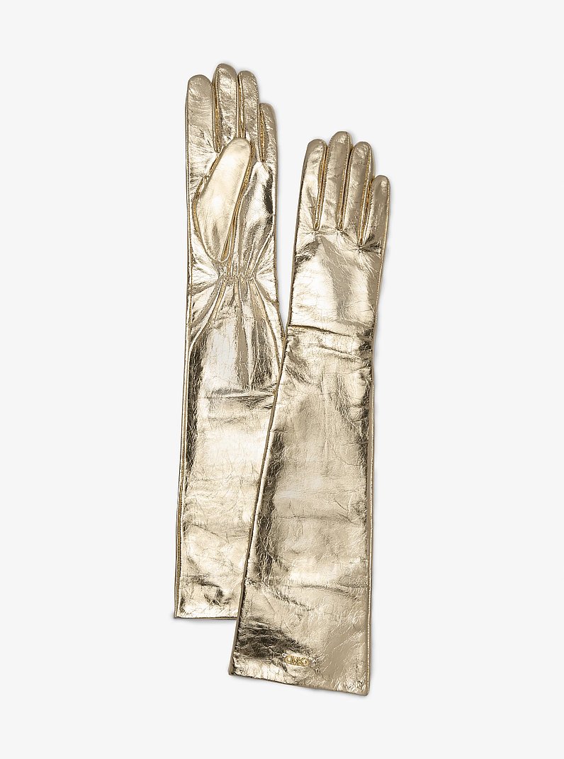 Handschuhe Opera aus Leder in GOLDTON | Michael Kors