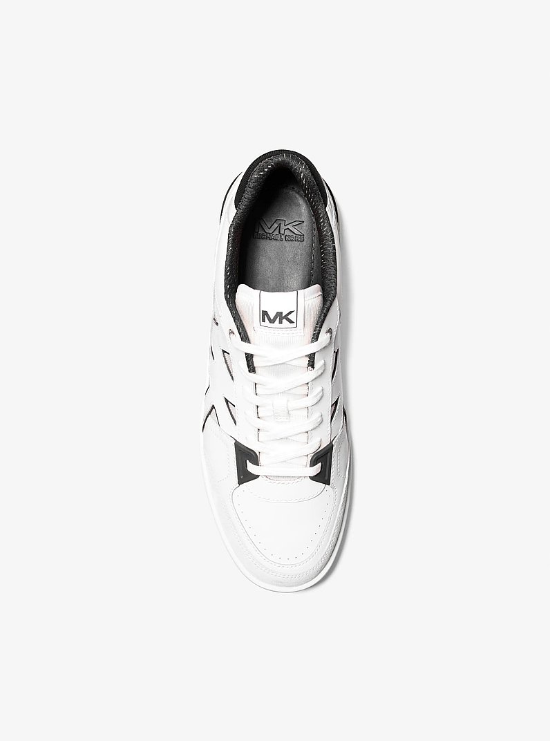 Rebel Leather Sneaker in BLACK COMBO | Michael Kors