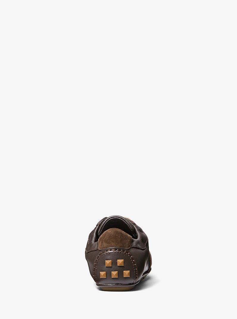 Susie Leather Trainer in CHOCOLATE | Michael Kors
