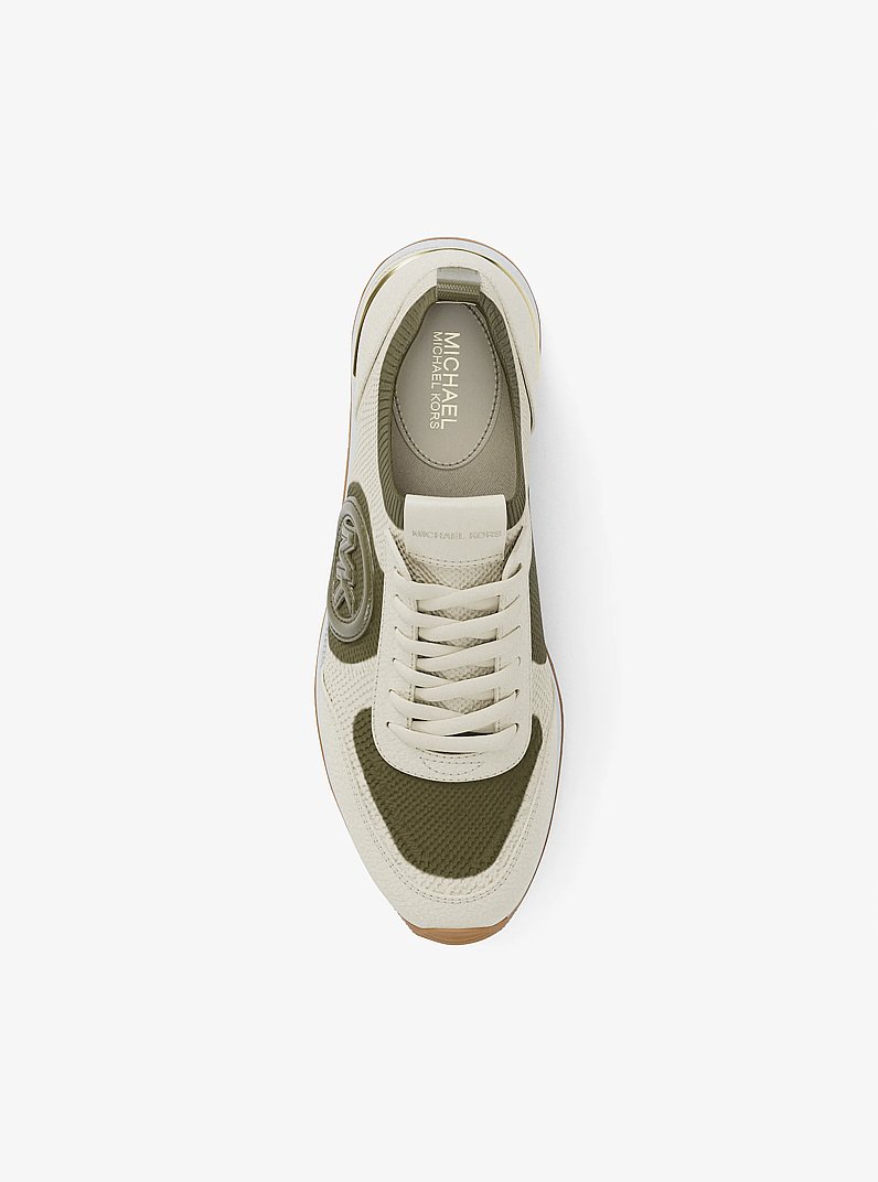 Jenkins Two-Tone Stretch Knit Trainer