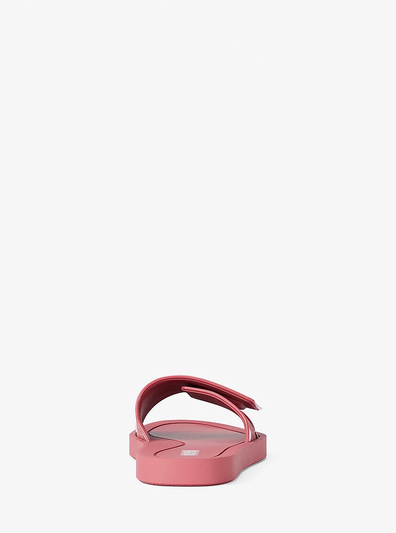 Palmer Printed Signature Logo Slide Sandal in HIBISCUS | Michael Kors