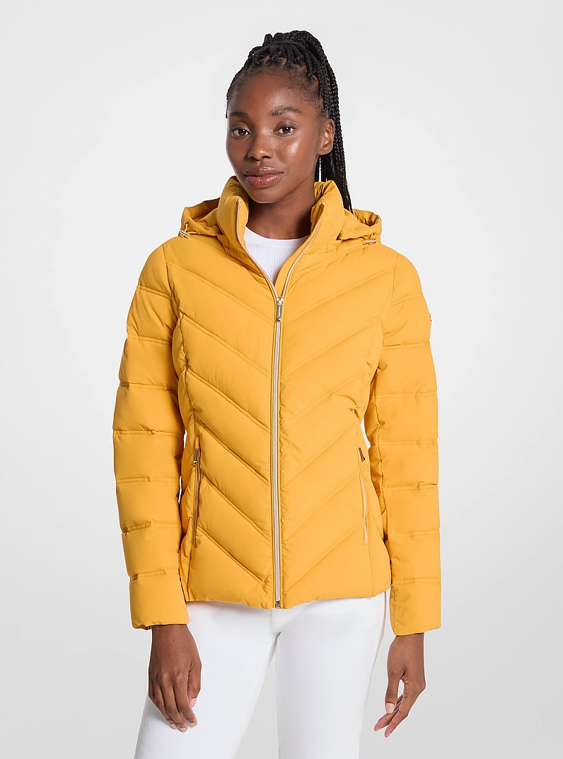 Packable Quilted Puffer Jacket in GOLDEN ROD | Michael Kors