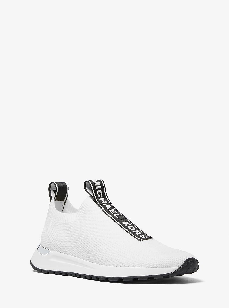 Zapatilla Bodie tejida sin cordones in BLANCO INTENSO/NEGRO | Michael Kors