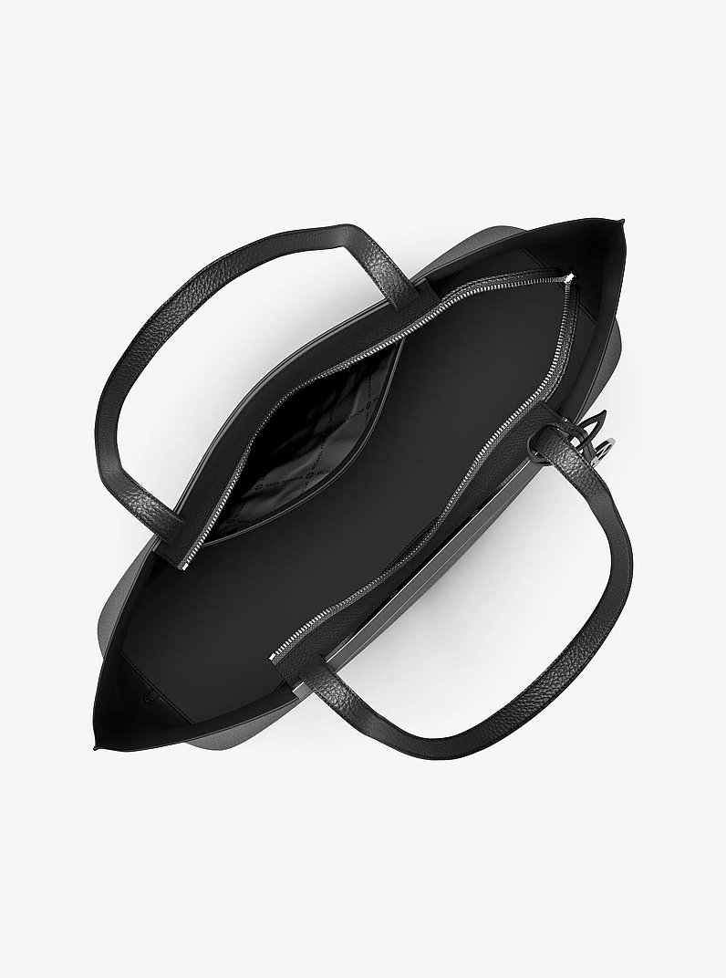 Evelyn Large Tote Bag in BLACK | Michael Kors