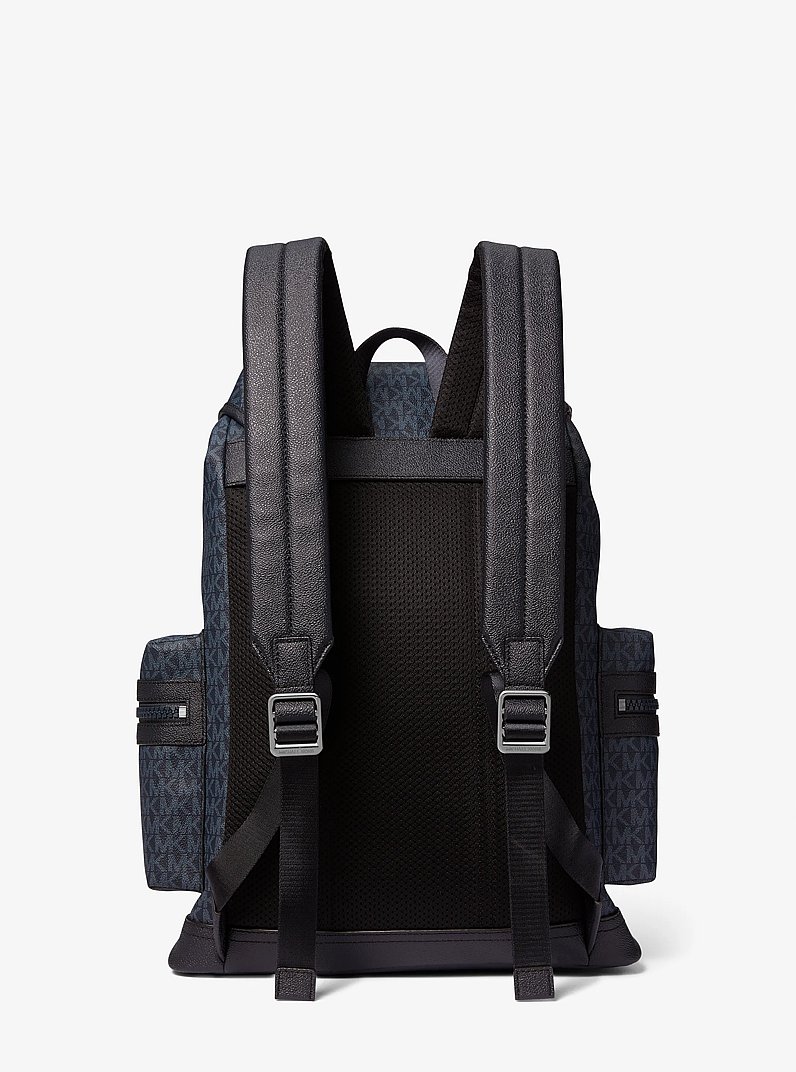 Mochila Cooper con logotipo in AZUL OSCURO/AZUL P&Aacute;LIDO | Michael Kors