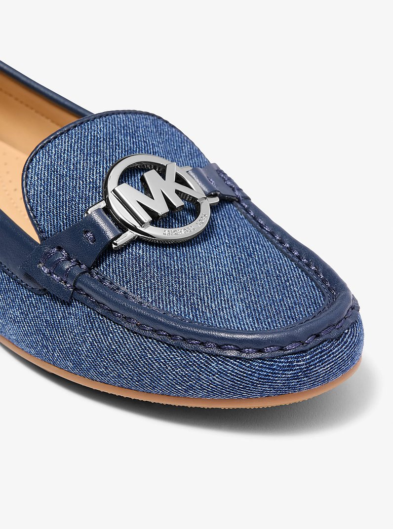 Fulton Denim Mocassin in LT VTBLU WSH | Michael Kors