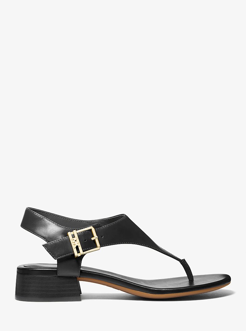 Sandalo Robyn in pelle in NERO | Michael Kors