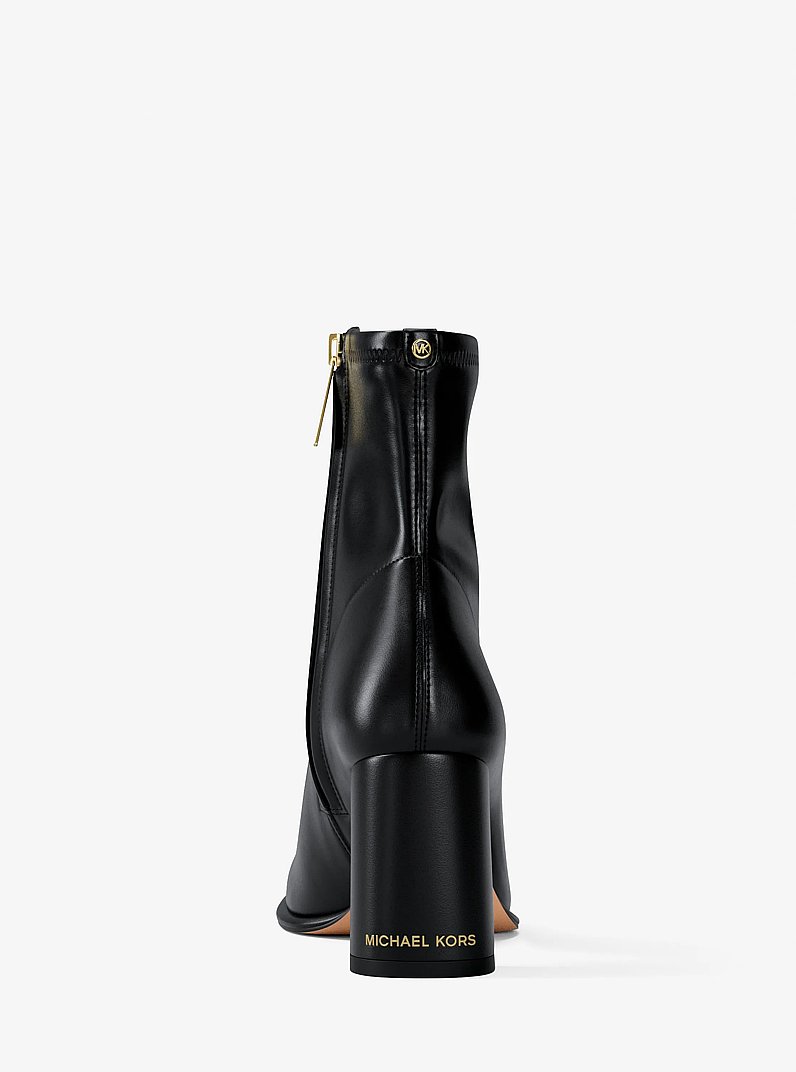 Vienna Block Heel Boot in BLACK | Michael Kors