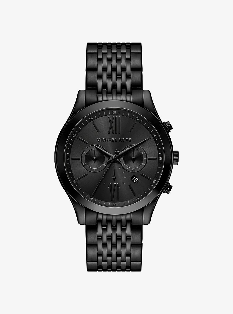 Montre Aspyn surdimensionn&eacute;e de ton noir in NOIR | Michael Kors