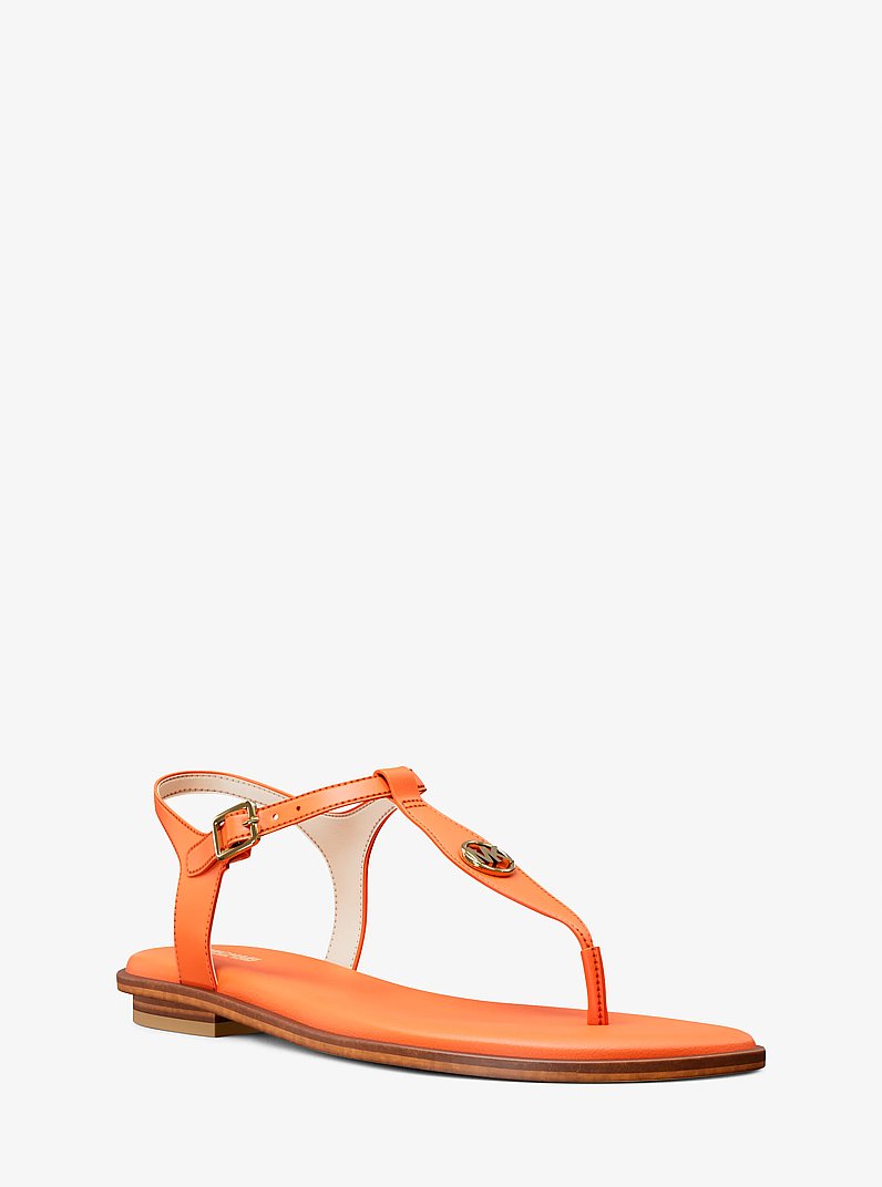 Mallory T-Strap Sandal in RED CLAY | Michael Kors