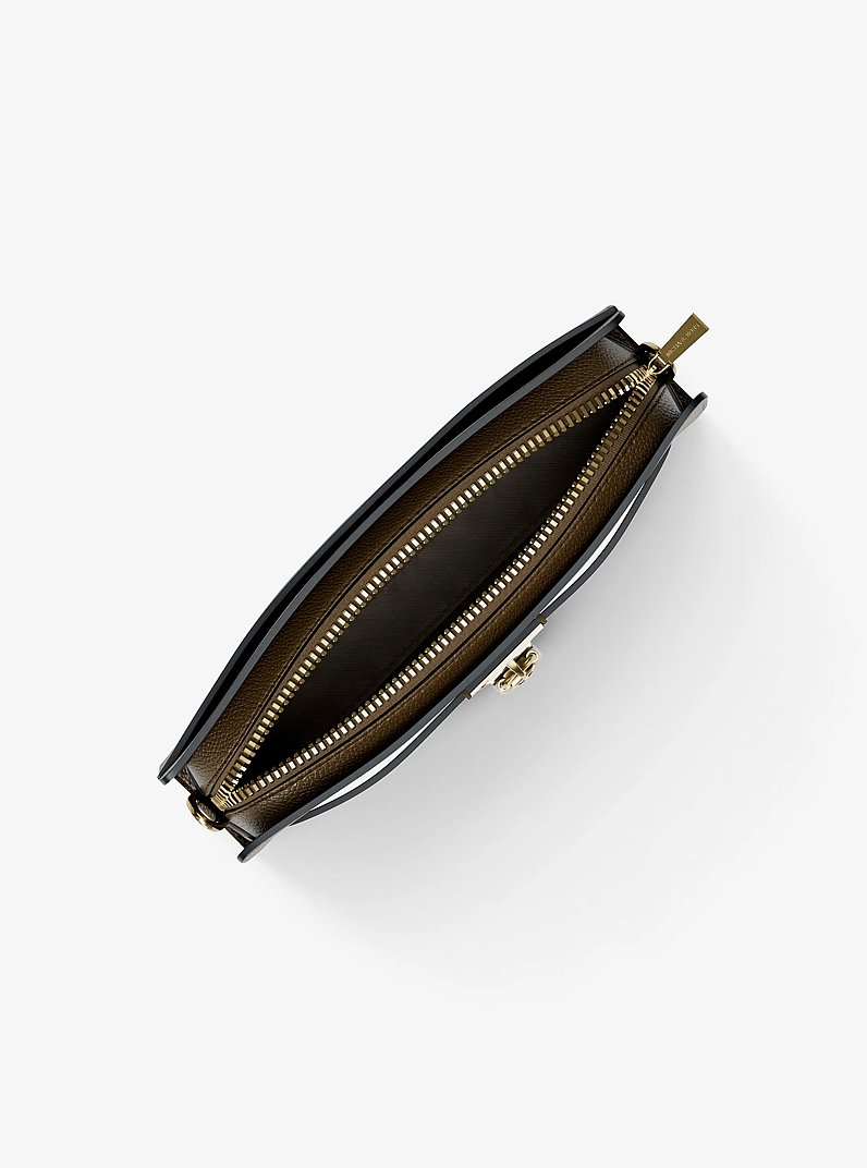 Hamilton Moderne Extra-Small Leather Convertible Crossbody Bag in LODEN | Michael Kors