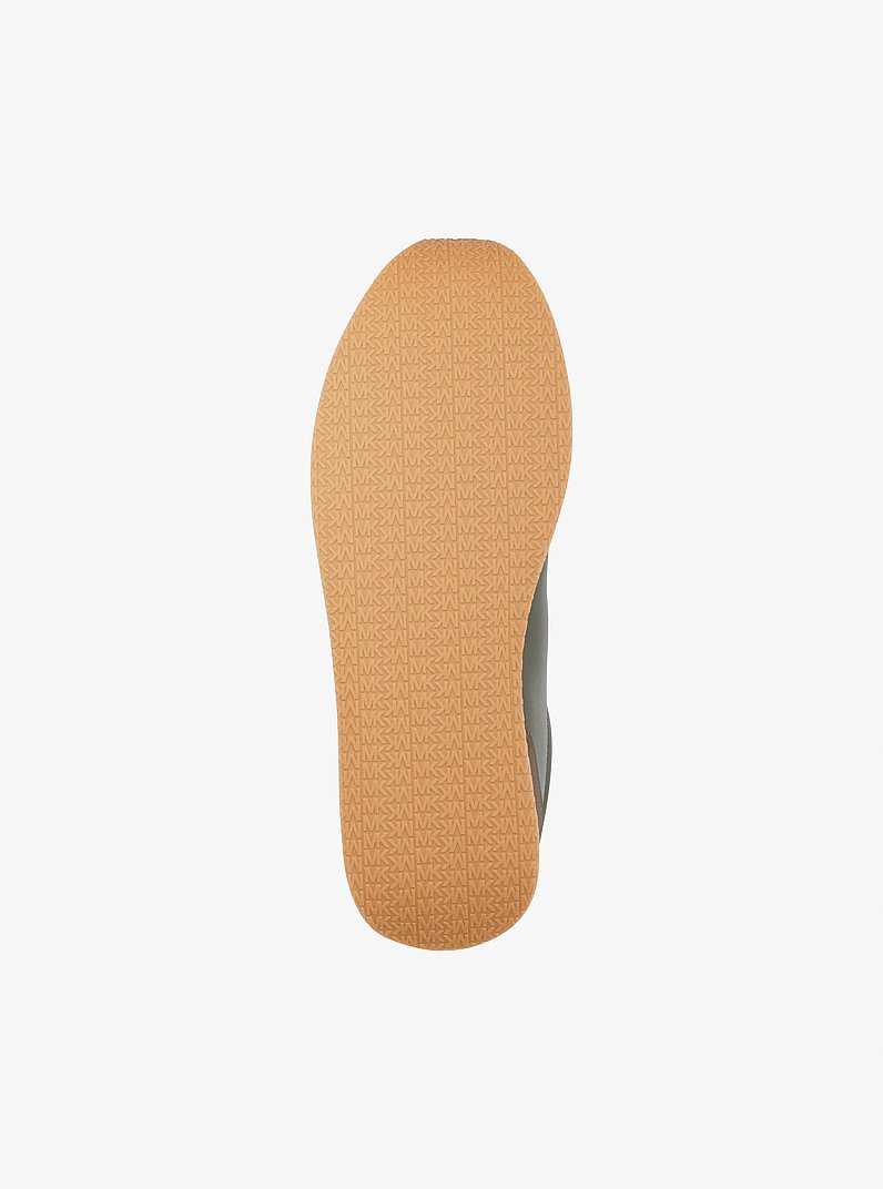 Essex Mixed-Media Trainer in OLIVE | Michael Kors