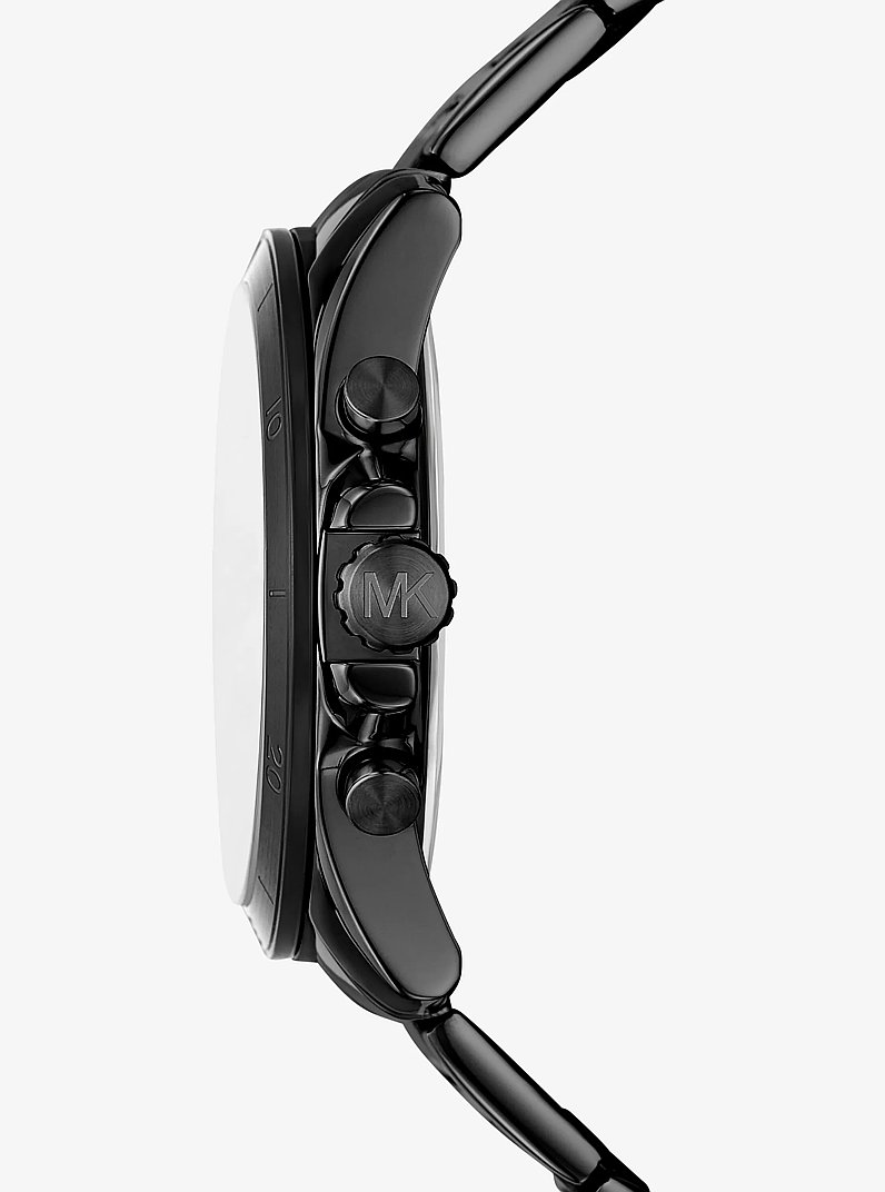 Oversized Alek Black-Tone Watch in BLACK | Michael Kors