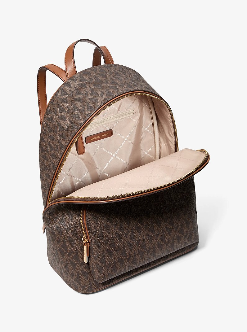 Sac &agrave; dos Connie de taille moyenne avec logo Signature in MARRON/LUGGAGE | Michael Kors