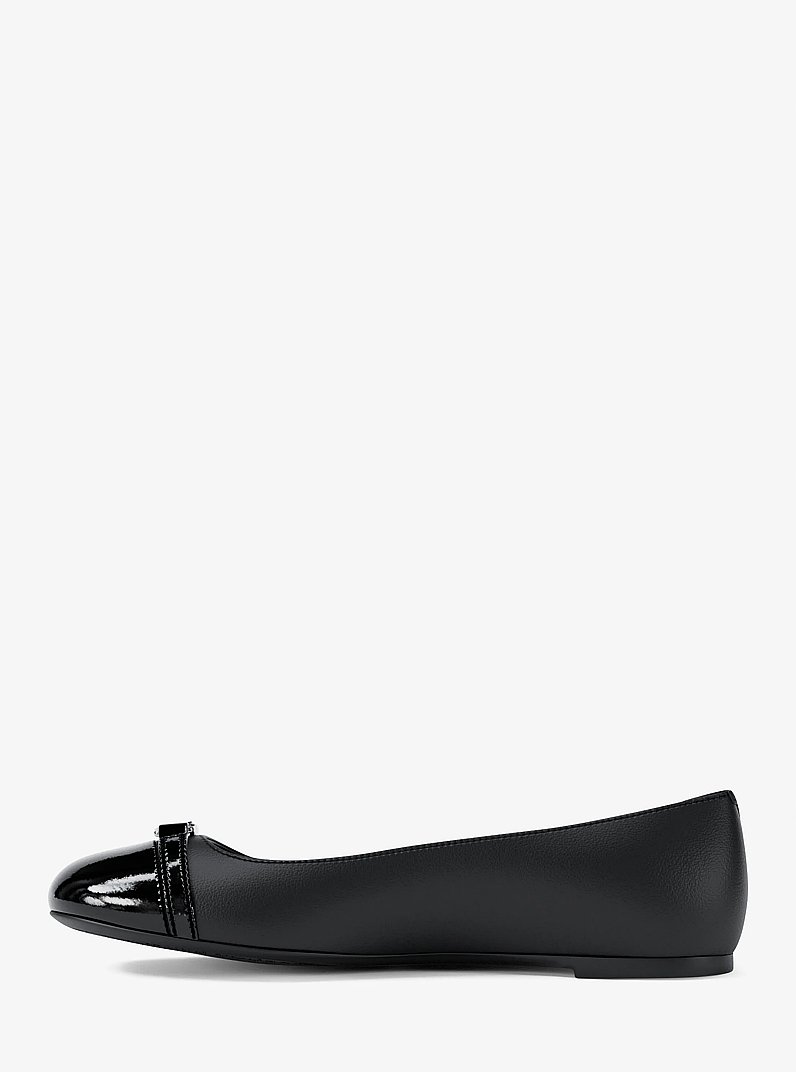 Mandy Leather Moccasin in BLACK | Michael Kors