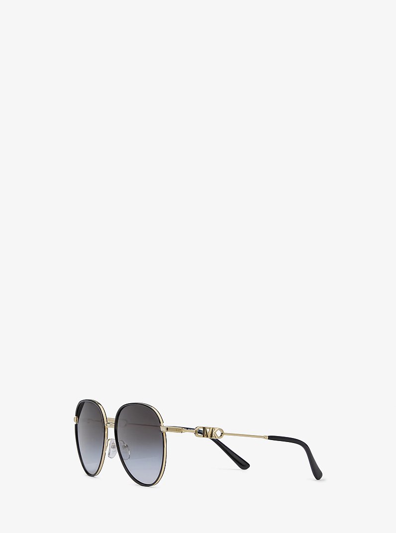 Empire Aviator Sunglasses in BLACK | Michael Kors
