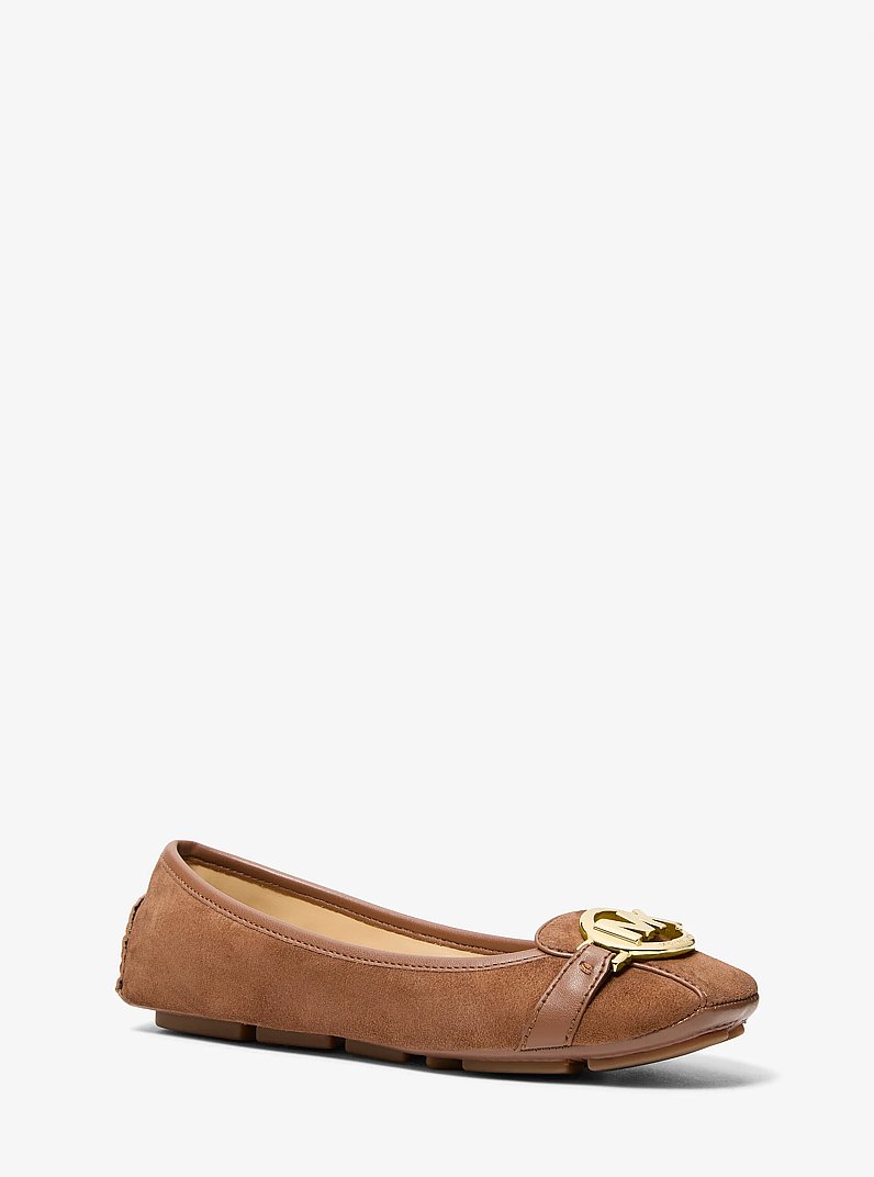 Fulton Suede Moccasin in LUGGAGE | Michael Kors