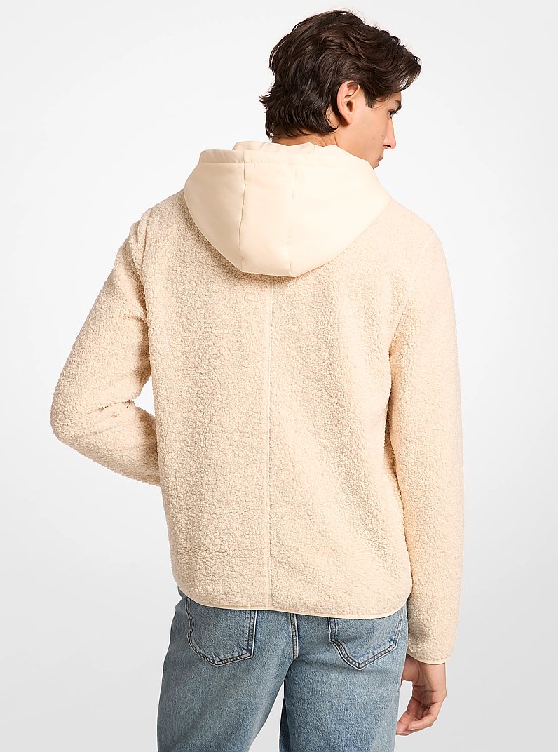 Hoodie en sherpa in CR&Egrave;ME L&Eacute;GER | Michael Kors