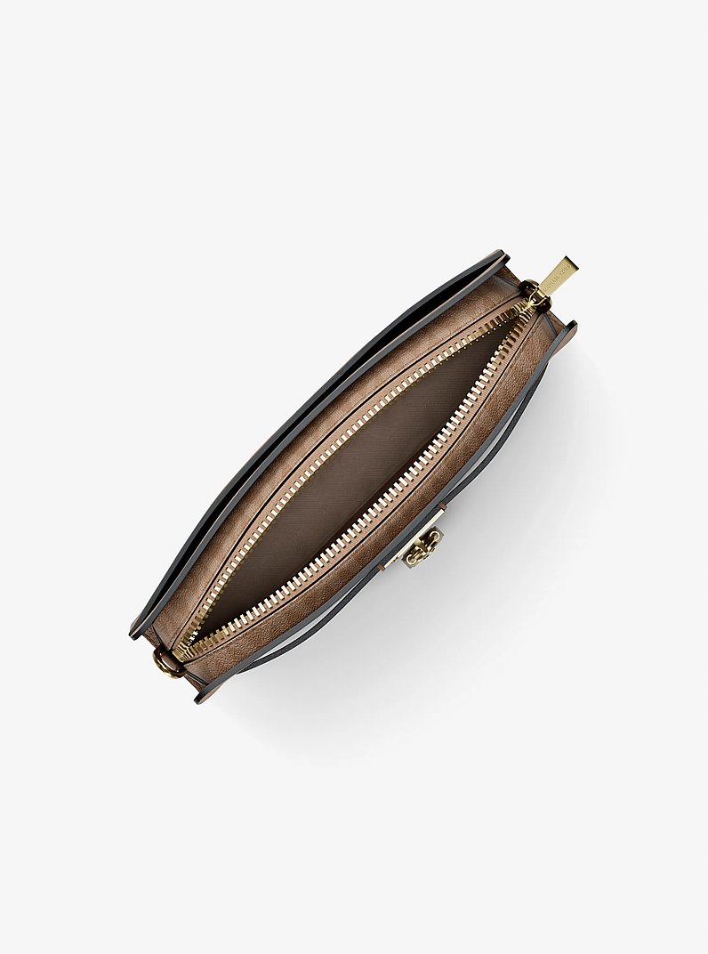 Hamilton Moderne Extra-Small Signature Logo Convertible Crossbody Bag in KHAKI | Michael Kors