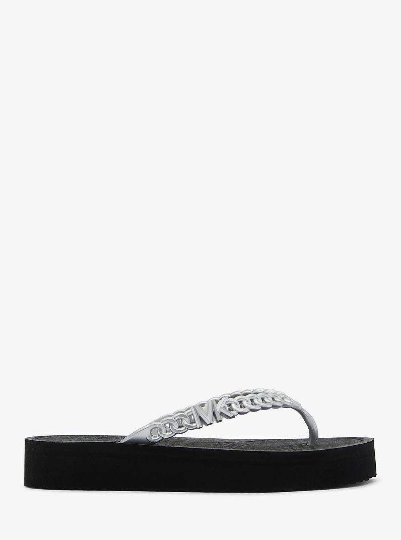 Zaza Platform Flip Flop in BLACK | Michael Kors