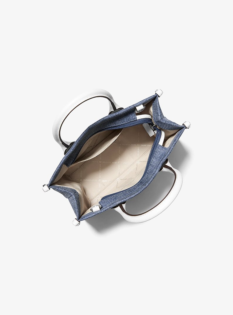 Mirella Small Denim Crossbody Bag in DENIM | Michael Kors