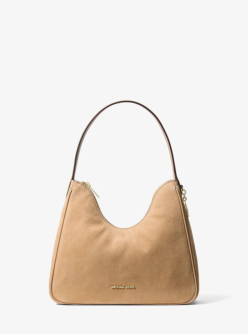 Nayla Small Hobo Shoulder Bag in CAMEL | Michael Kors