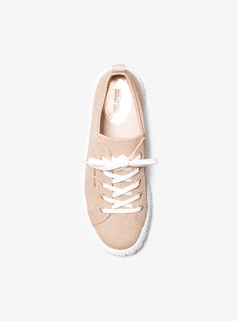 Grove Metallic Knit Sneaker in RS GLD MULTI | Michael Kors