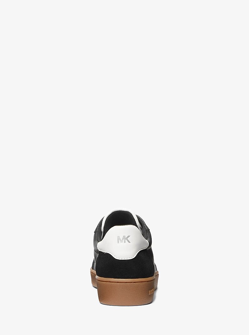 Scotty Leather Sneaker in BLACK | Michael Kors