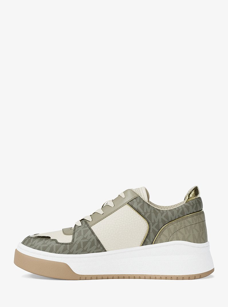 Lexi Mixed-Media Sneaker