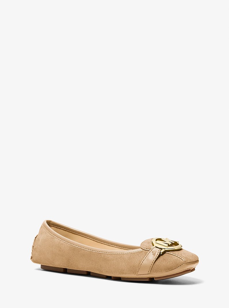 Fulton Suede Moccasin in CAMEL | Michael Kors